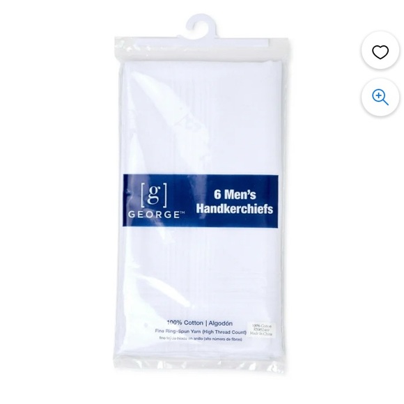 6 pack! Brand new! Men’s Handkerchiefs- - Picture 1 of 2